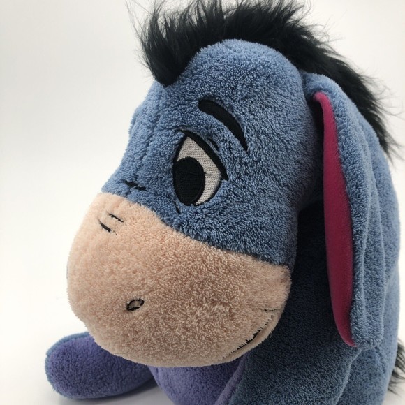 Disney Store Exclusive Eeyore Plush Stuffed Animal Sitting Toy 16" *FLAW - Picture 9 of 11